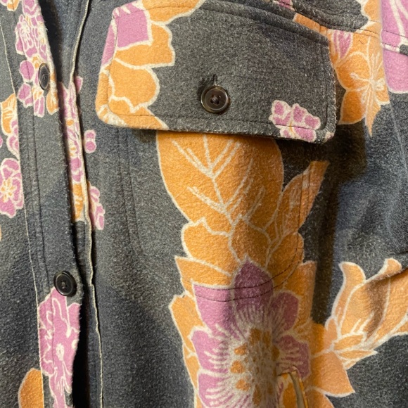 NWT-FREE PEOPLE Floral Print Button Down Jacket/Shirt Multiple S,M - Picture 13 of 16